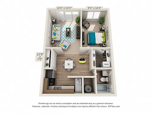 Floor plan The Cove