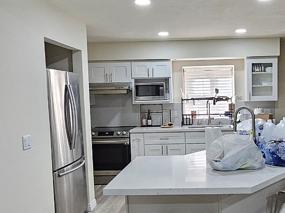 Kitchen island and wet bar