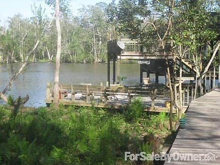 View of river from walkway
