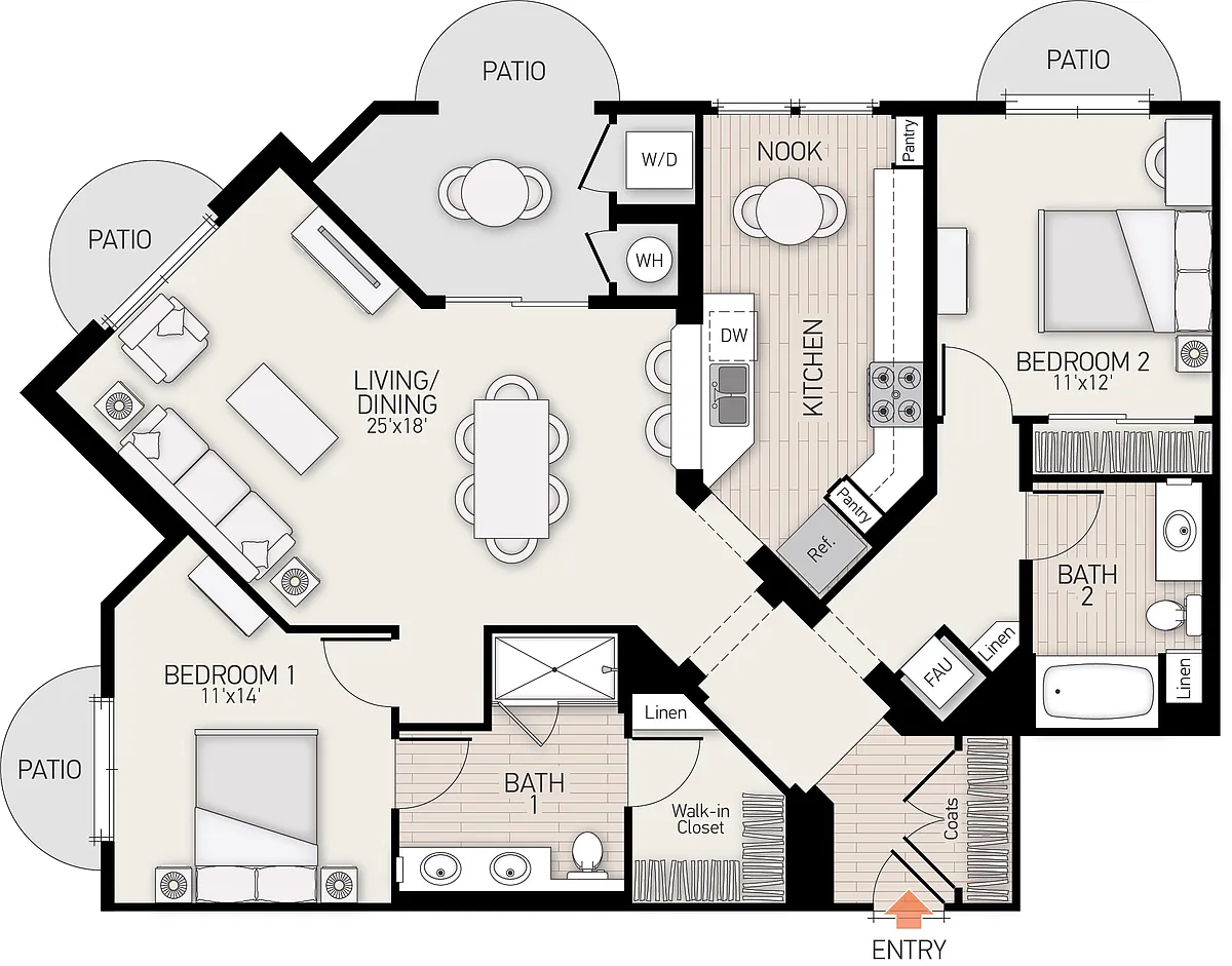 Floor plan Serena - Plan 34