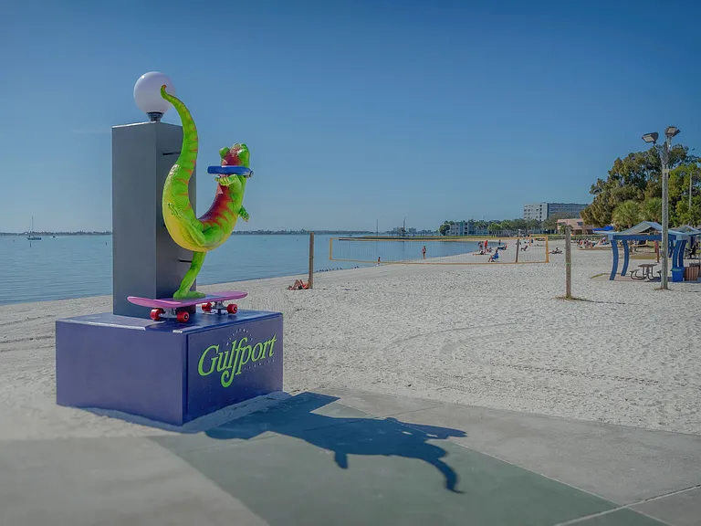 Downtown Gulfport | Gulfport Public Beach + Park + Beach Volleyball Courts