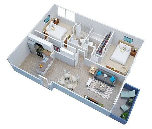 Floor plan B2