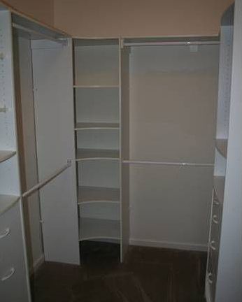 Closetmaid in Master Clos