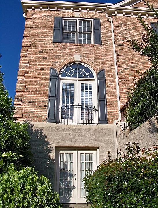 Three stories, lots of glass