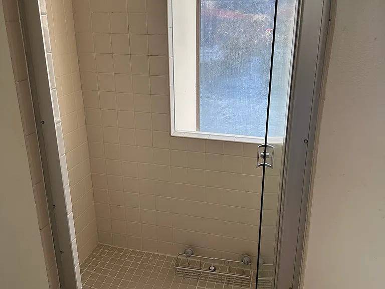 Large shower in upstairs bathroom