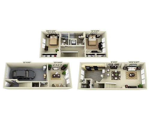 Floor plan the Cabernet (B2.5T)