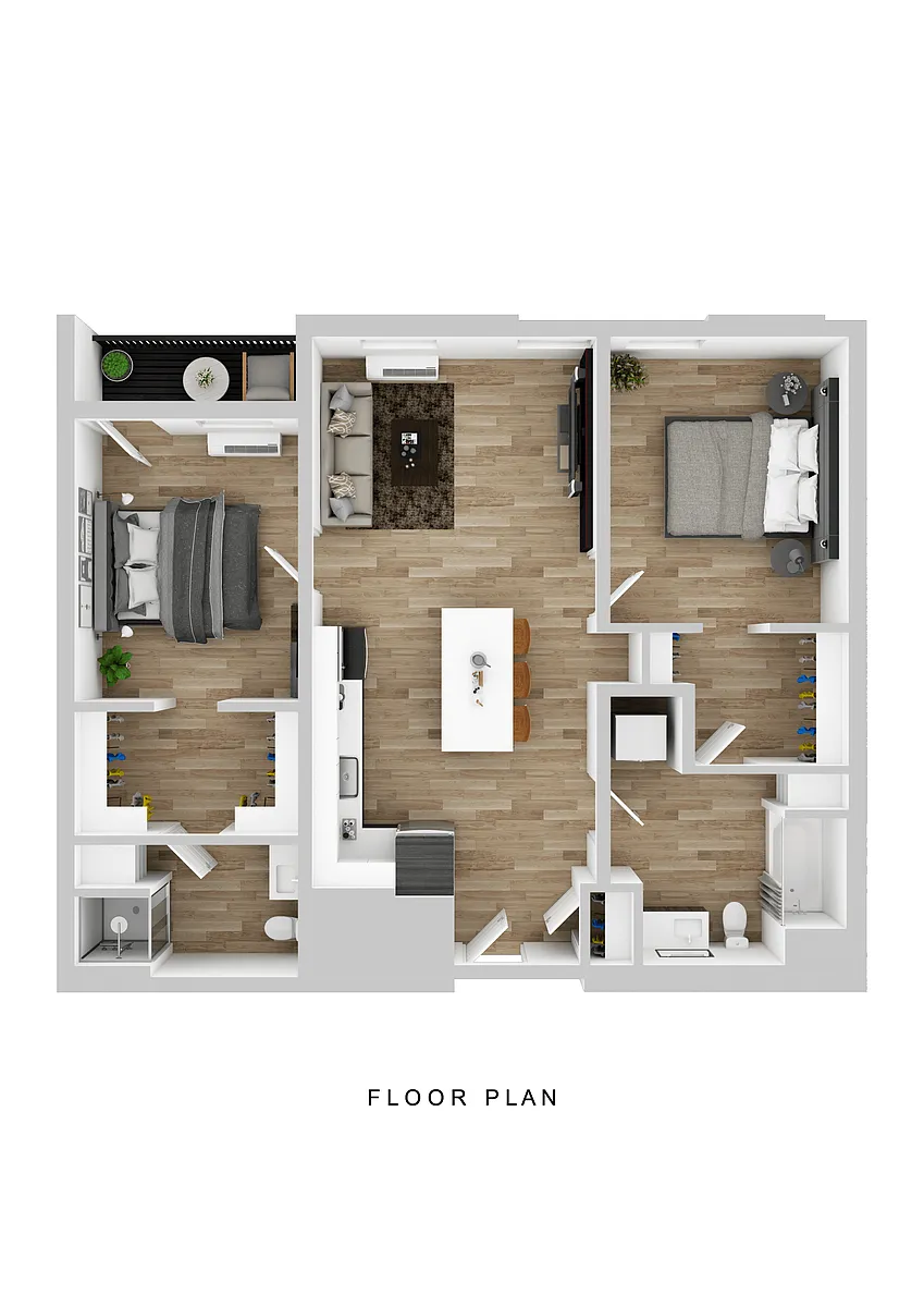 Floor plan Broadrock - 2 Bed B1