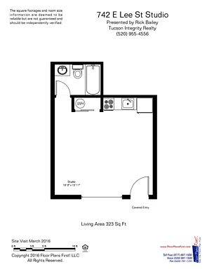 Floor plan Furnished Studio