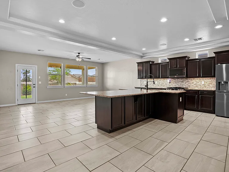 Kitchen with T-Island