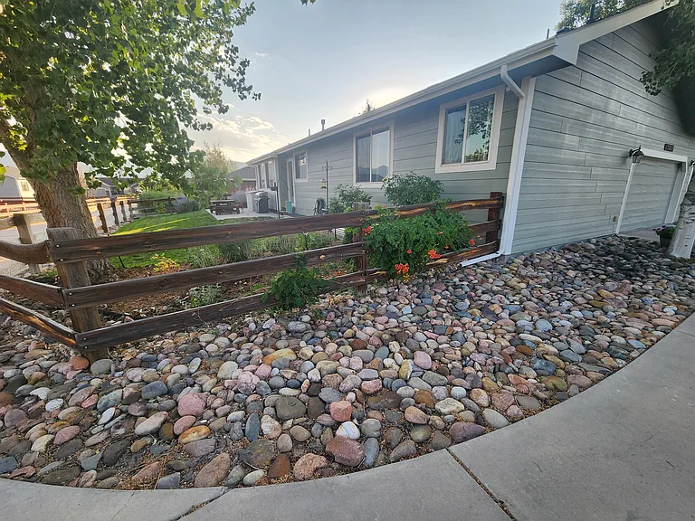 Rear house view
