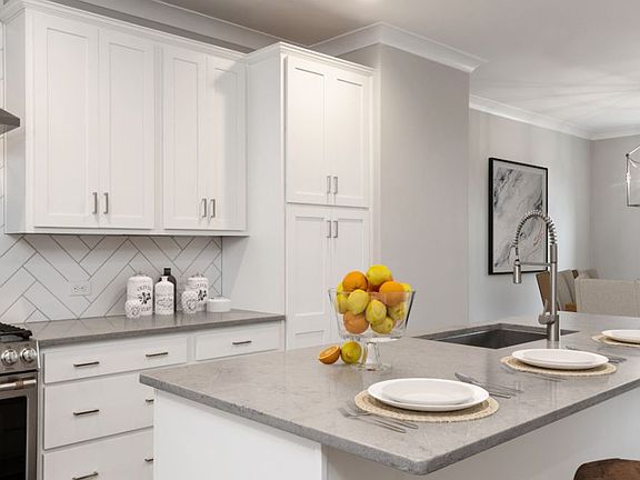 Kitchen Dining virtually staged