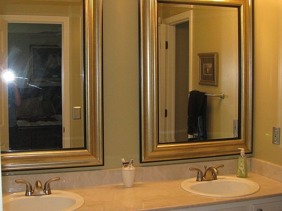 Master Bath with marble counter