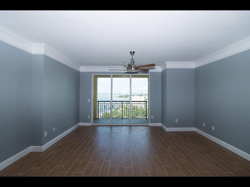 9th floor totally remodeled unit with gorgeous unobstructed water and sunset views of Bayshore Boulevard, Davis Island and beautiful downtown Tampa, Florida.