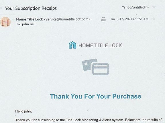 To safeguard my home Titles