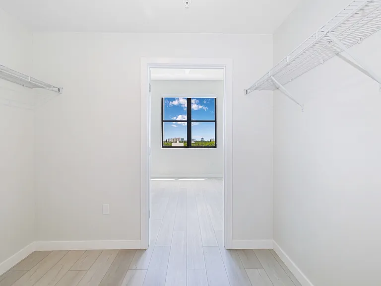 Your spacious closet has ample storage for you