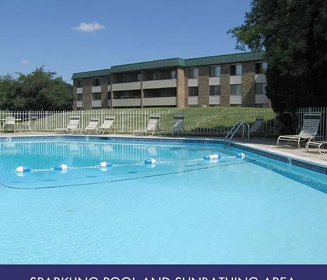 sparkling swimming pool