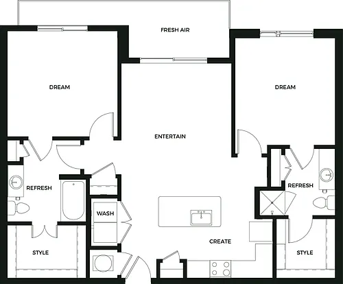 Floor plan B1d