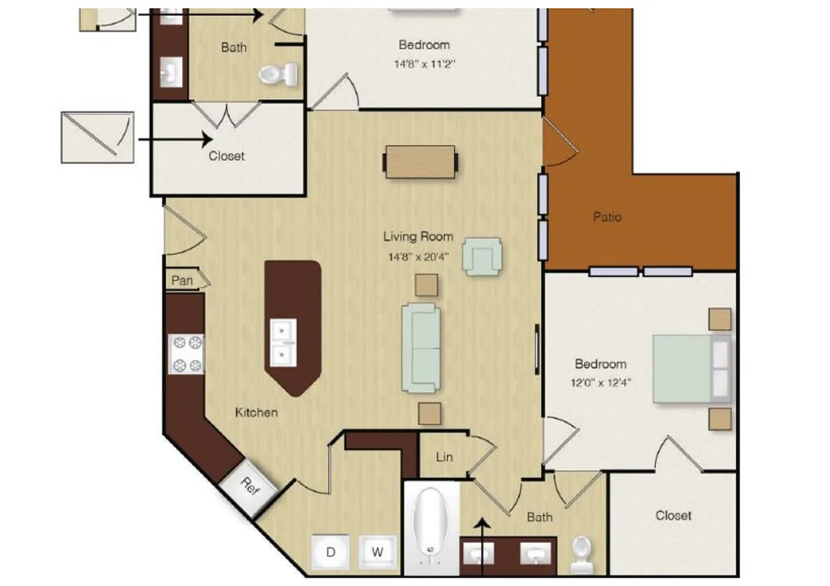Floor plan B4 - B4