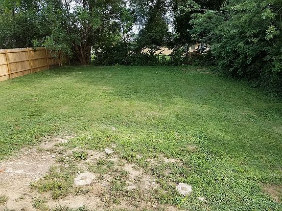 Private level rear yard 