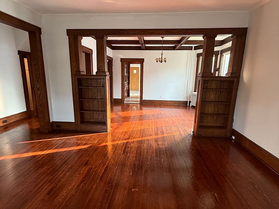 View of living and dining rooms