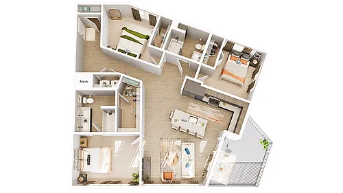 Floor plan C1
