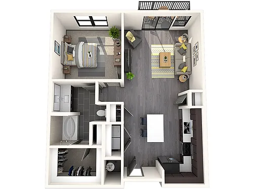 Floor plan 1A-1