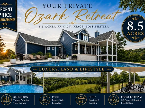155 Cedar Springs - 8.5 Acres Avenue, Kissee Mills, MO 65680
