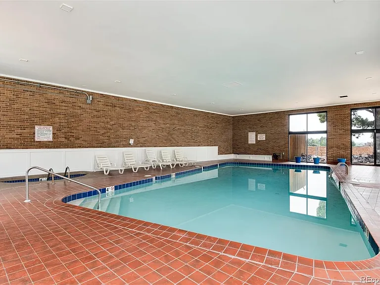Community indoor pool and hot tub
