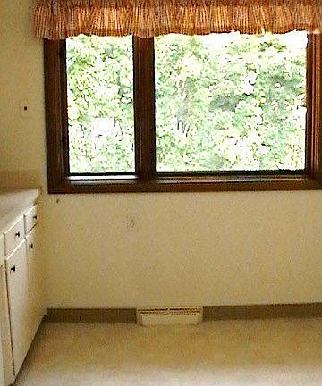 Kitchen window.