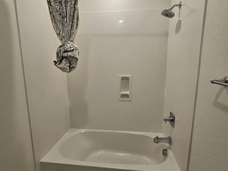 First floor bedroom shower
