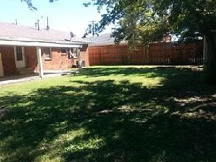 Large backyard for entertaining