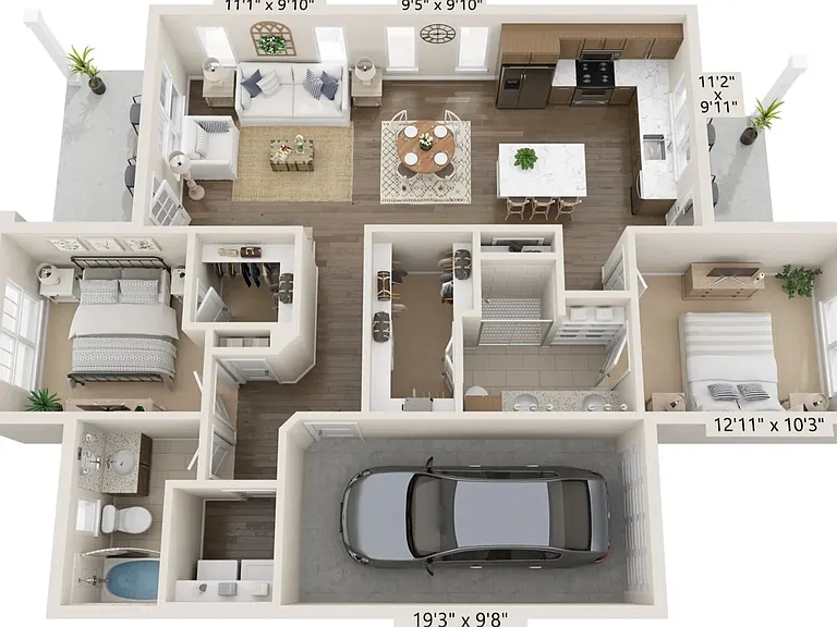 Cypress floor plan Mirella