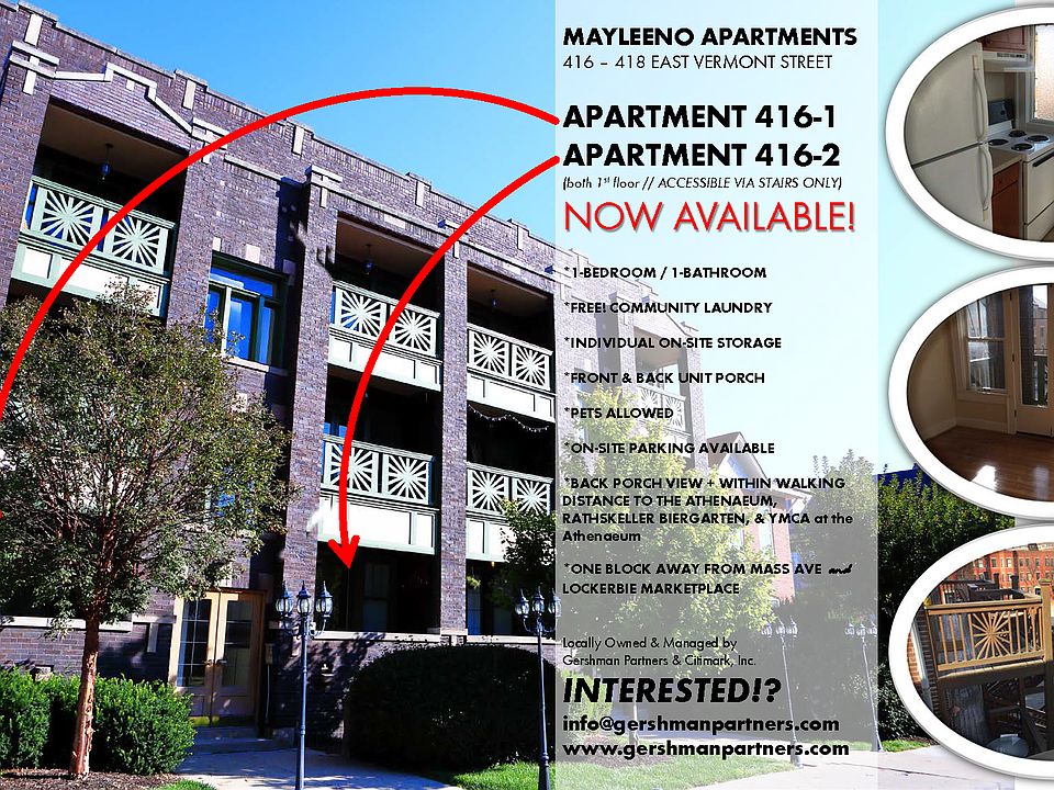 1st image of 418 E Vermont St APT 1