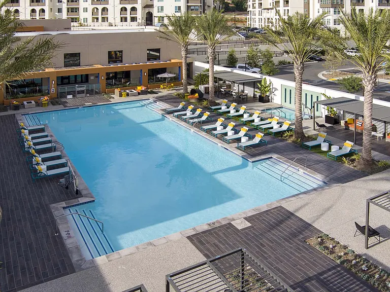 Escape to paradise with our resort-style pool, offering a perfect retreat for relaxation and fun.