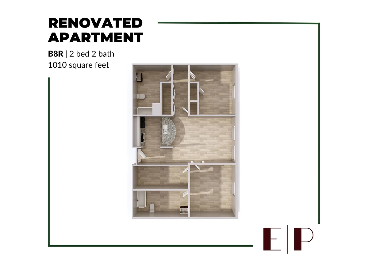 Floor plan B8 Renovated