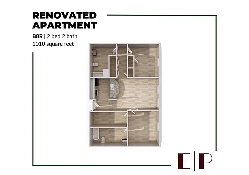 Floor plan B8 Renovated