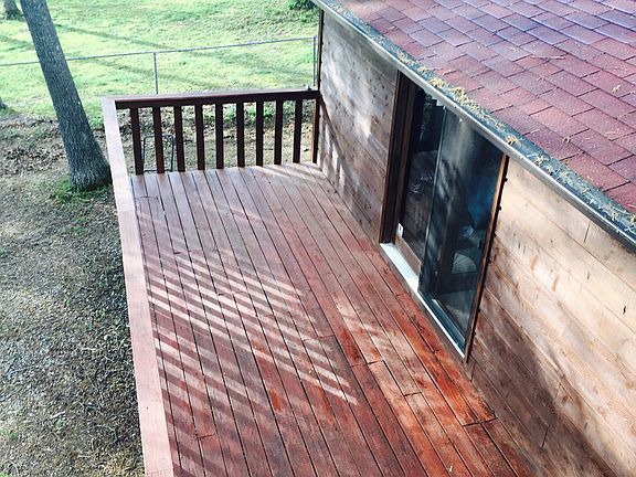 Deck that is off main bdrm