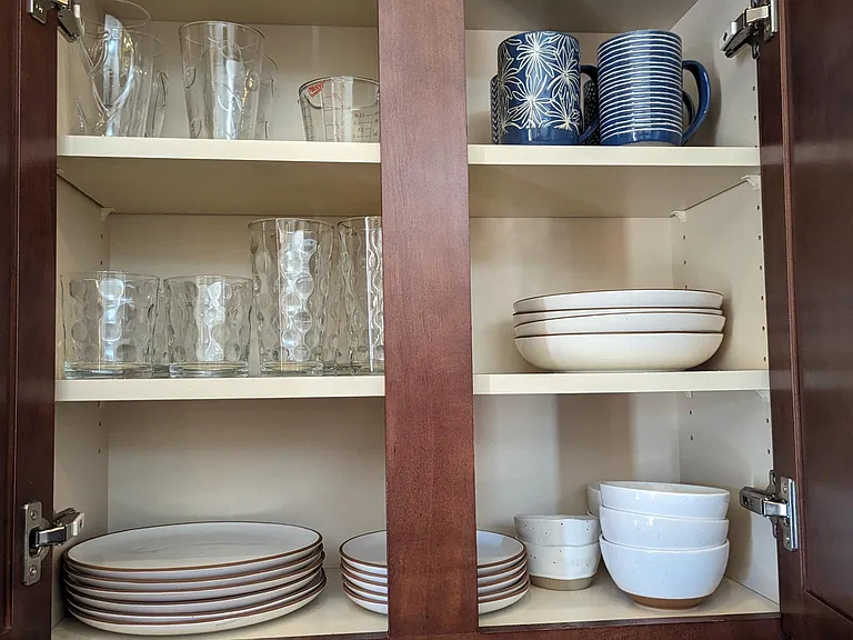 House is furnished and fully stocked with pots, pans, etc.
