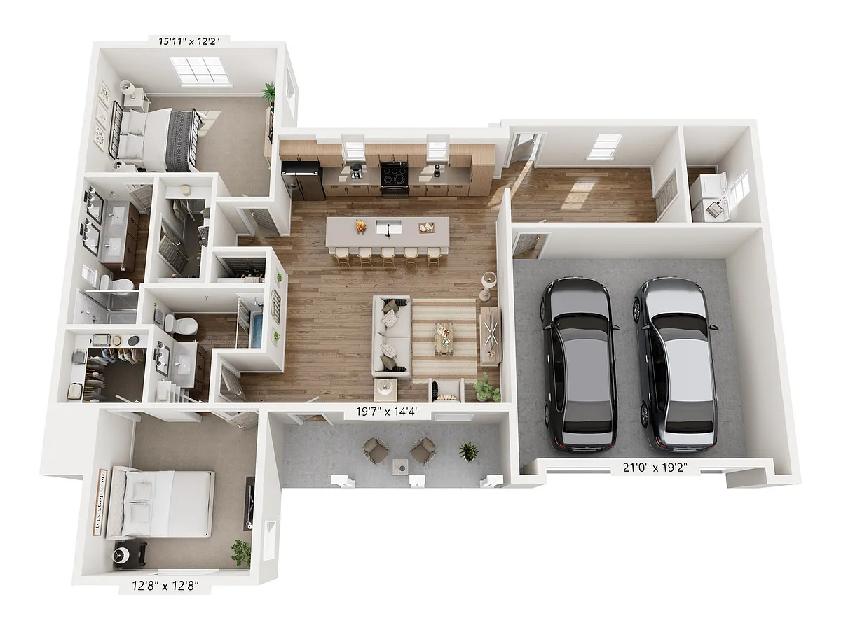 Floor plan B1-G