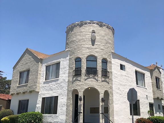 close up of the building, 5839 Montebello Park Way.