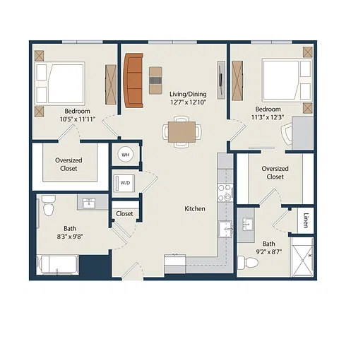 Floor plan B7.H