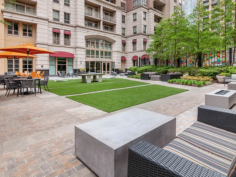 Outdoor Lounge and Grilling Area