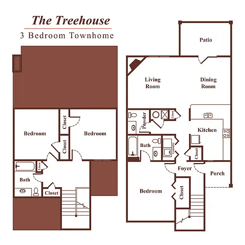 Floor plan The Treehouse