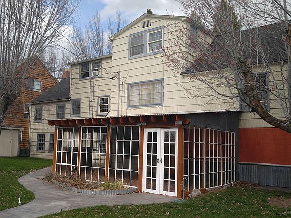 backyard and rear of house