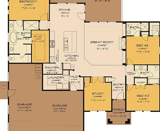 Reversed Floor Plan