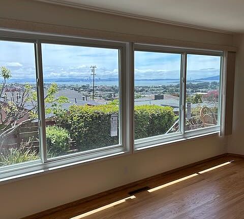 View from dining area