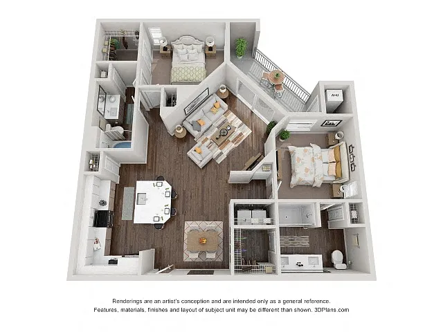 Floor plan B2 - Providence