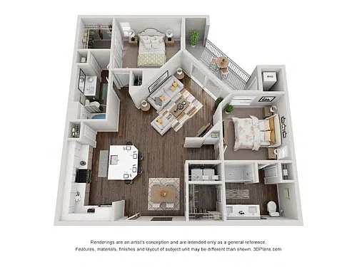 Floor plan B2 - Providence