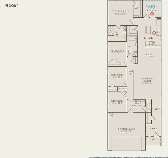 Afton Floor Plan, Quick Move-In Home, Floor 1