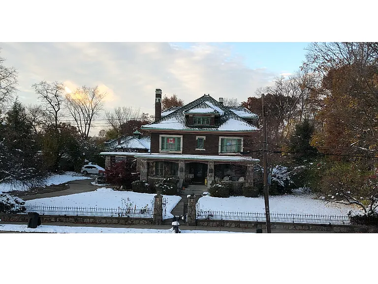 Brademus mansion across the street on Lincolnway East. View from living room window.